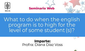 What to do when the english program is to high for the level of some students?